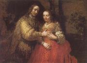 REMBRANDT Harmenszoon van Rijn Portrait of Two Figures from the Old Testament china oil painting reproduction